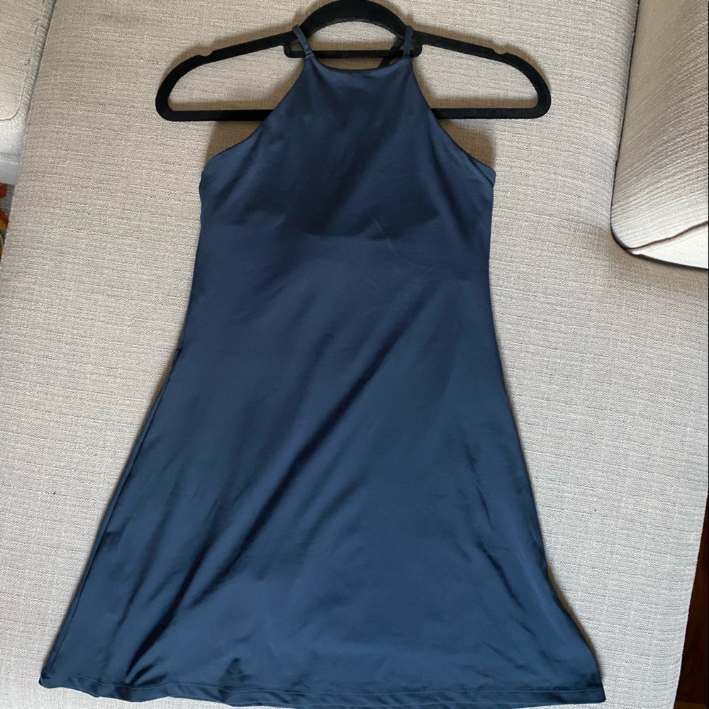 Size S Blue Girlfriend Collective dress
